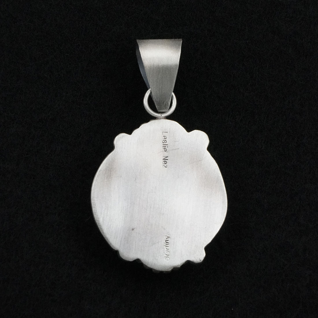 Leslie Nez Turquoise & Sterling Silver Pendant