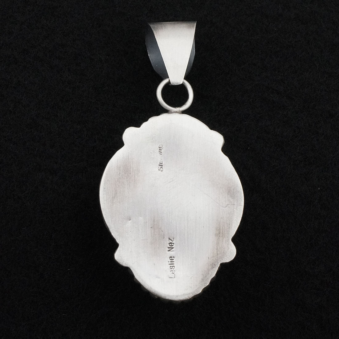 Leslie Nez Turquoise & Sterling Silver Pendant