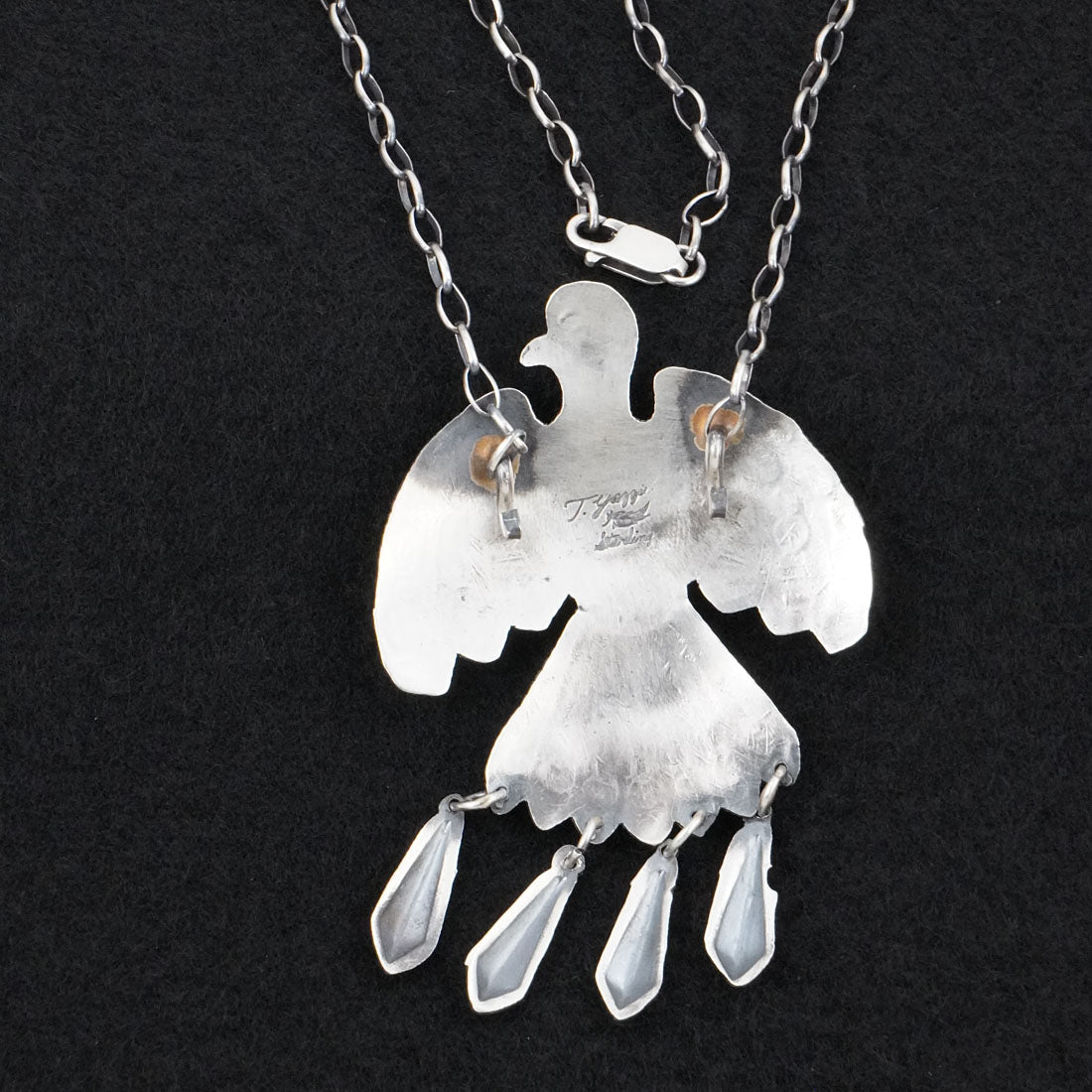 Tim Yazzie Turquoise & Sterling Silver Necklace