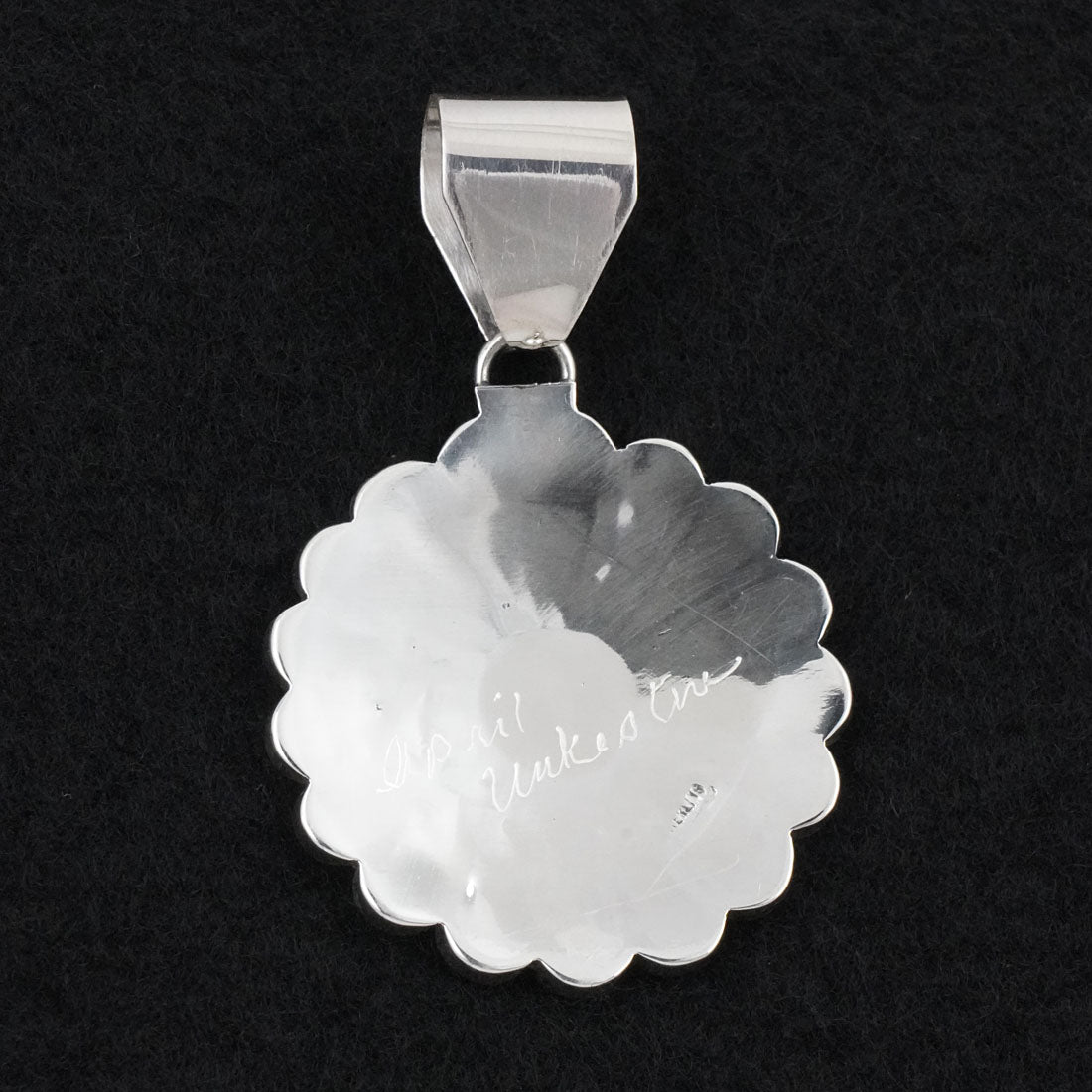 April Unkestine Multi-Stone & Sterling Silver Pendant