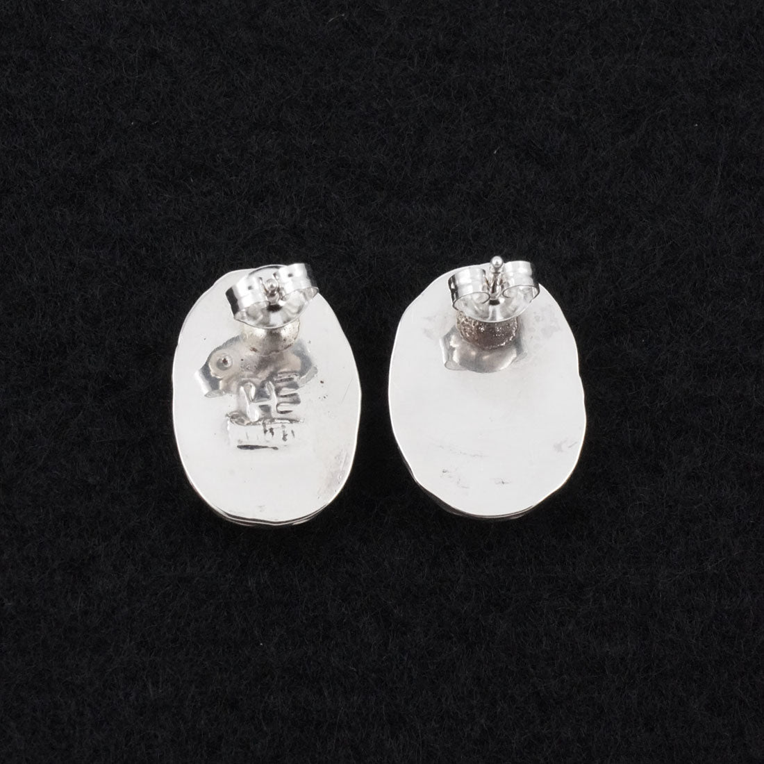 Ernest Hawthorne Turquoise & Sterling Silver Earrings