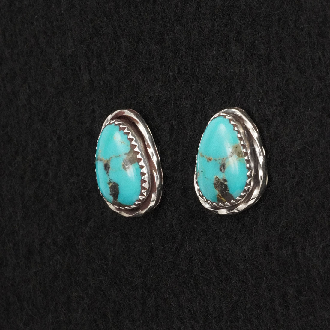 Ernest Hawthorne Turquoise & Sterling Silver Earrings