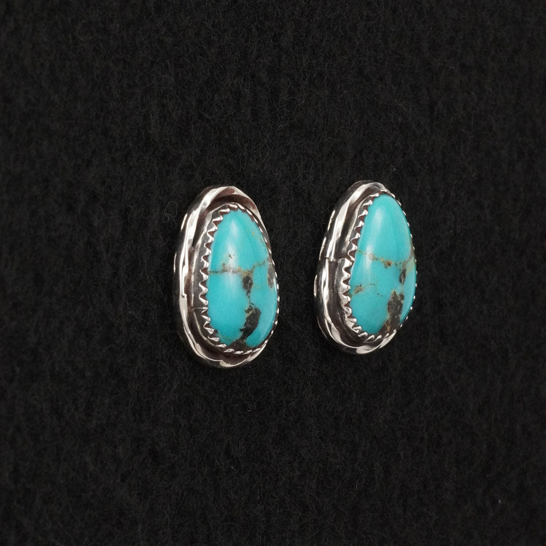 Ernest Hawthorne Turquoise & Sterling Silver Earrings