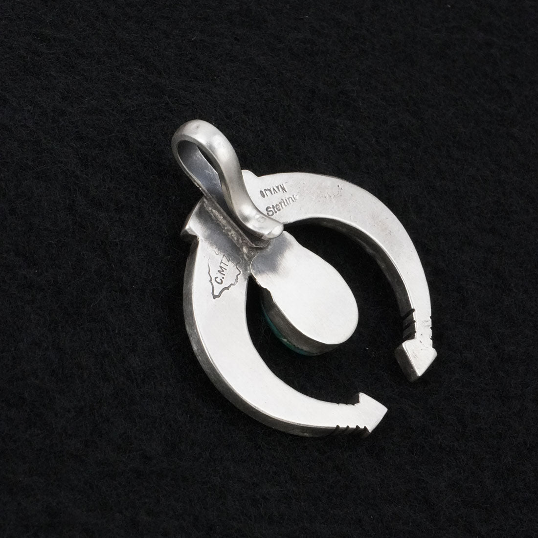 Calvin Martinez Turquoise & Sterling Silver Pendant