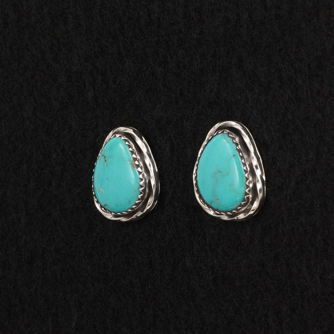 Ernest Hawthorne Turquoise & Sterling Silver Earrings