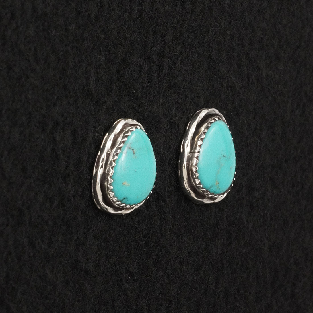Ernest Hawthorne Turquoise & Sterling Silver Earrings