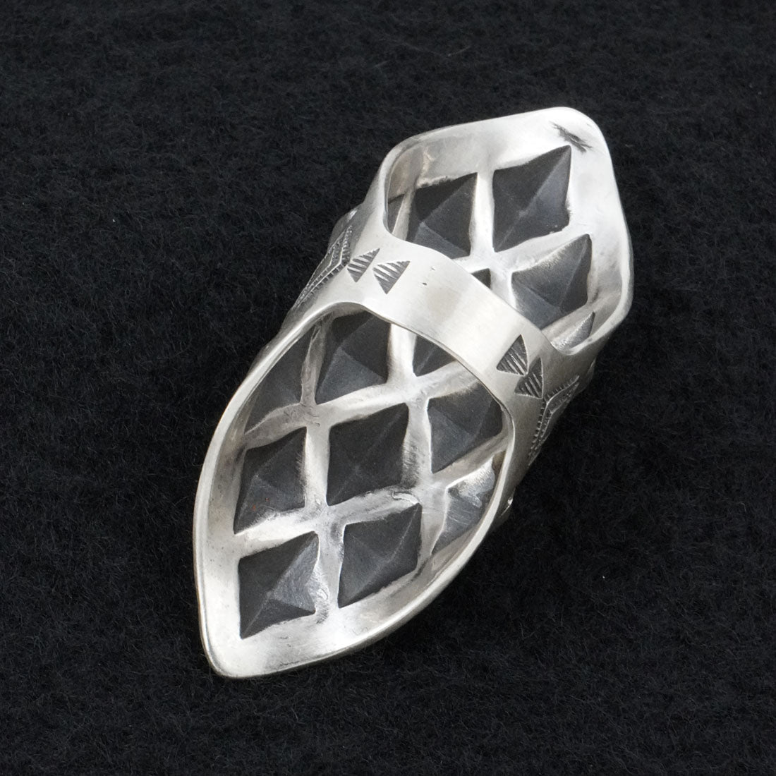 Calvin Martinez Sterling Silver Ring Size 9.5