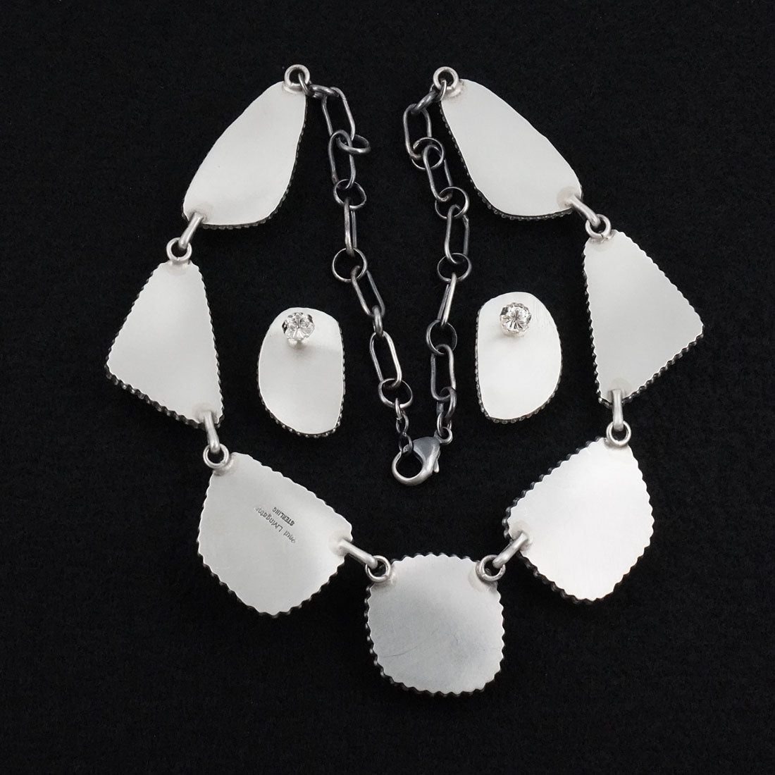 Paul Livingston Turquoise & Sterling Silver Necklace Set