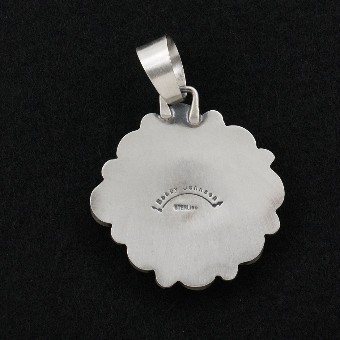 Bobby Johnson Turquoise & Sterling Silver Pendant