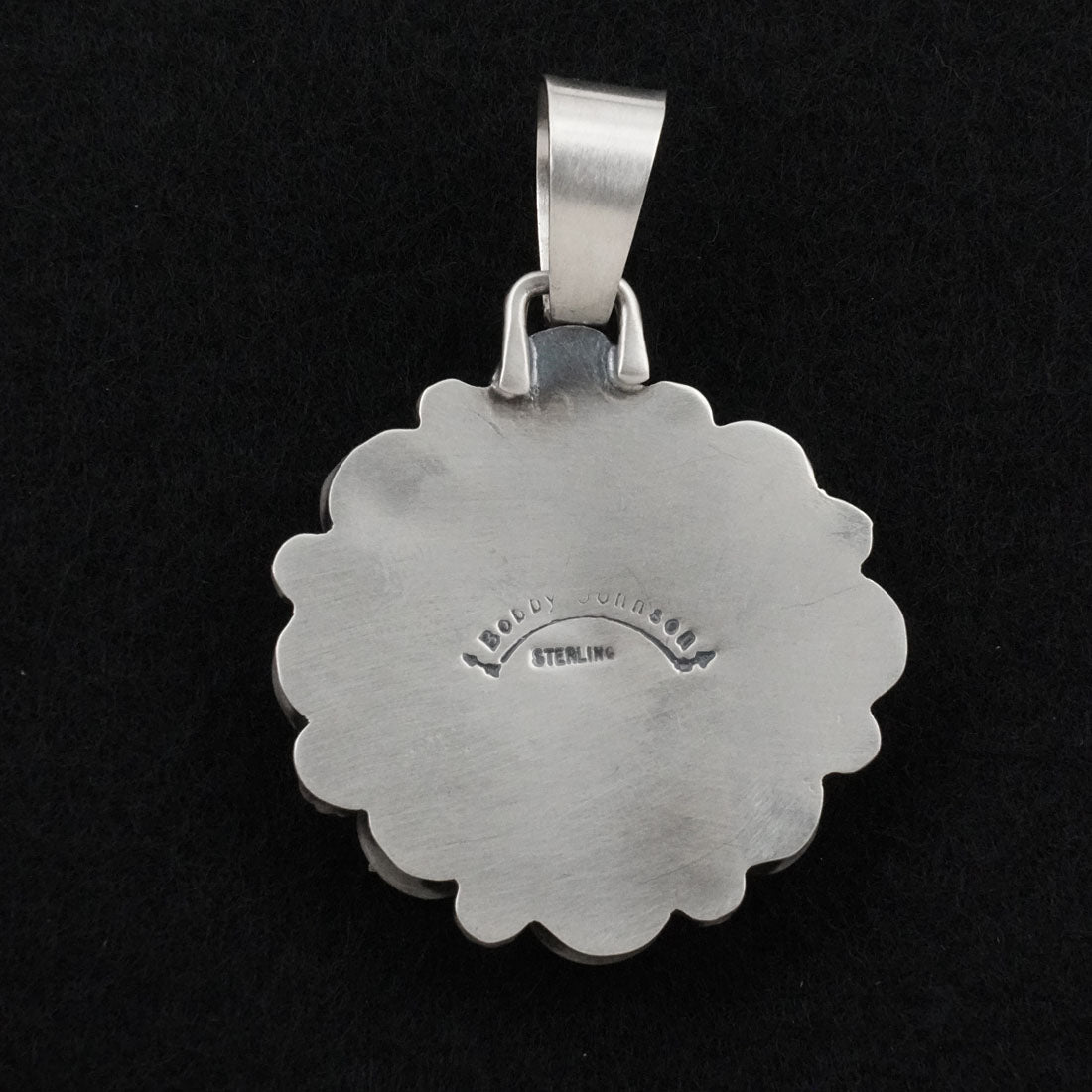 Bobby Johnson Turquoise & Sterling Silver Pendant