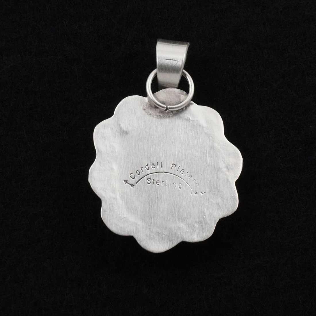 Cordell Platero Turquoise & Sterling Silver Pendant