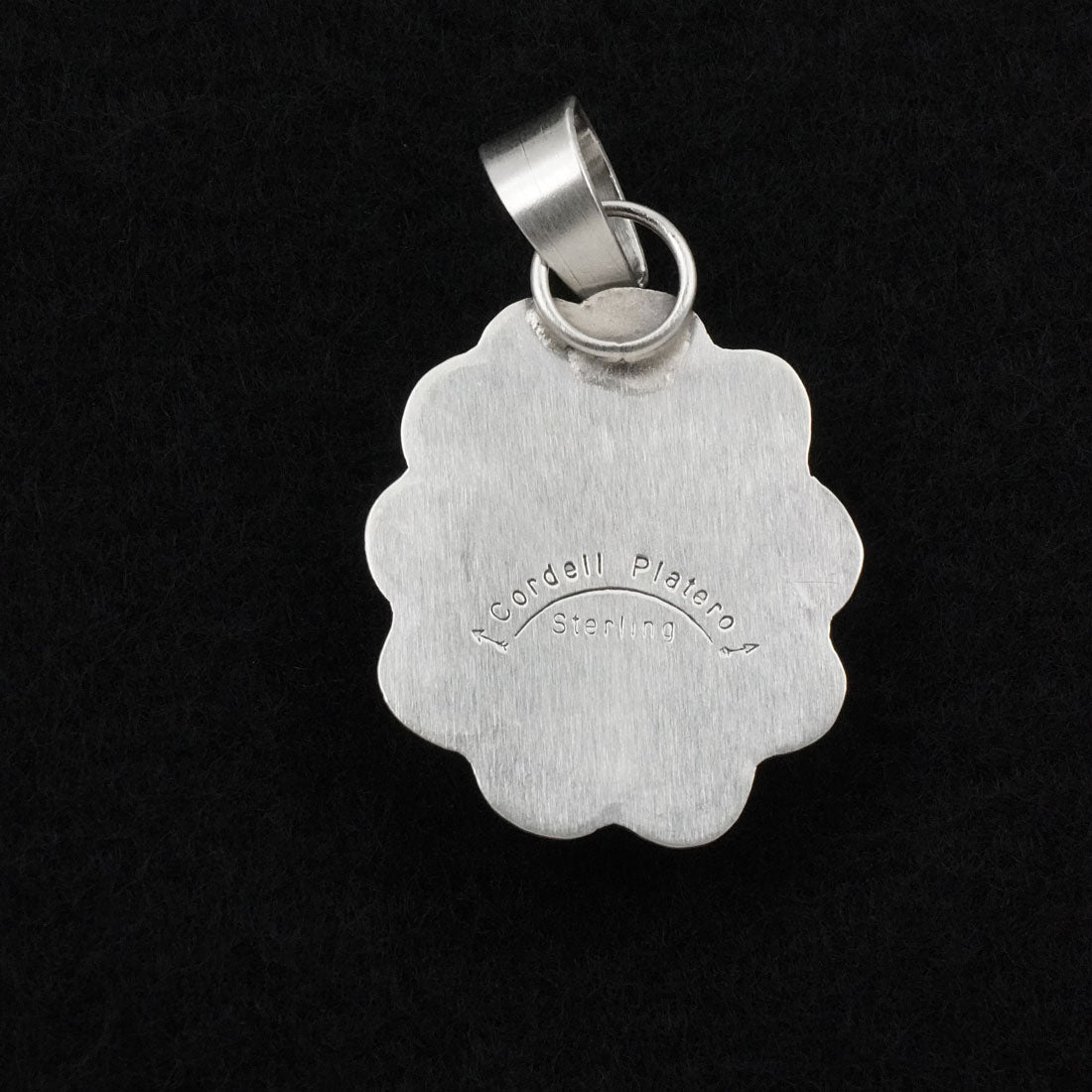 Cordell Platero Turquoise & Sterling Silver Pendant
