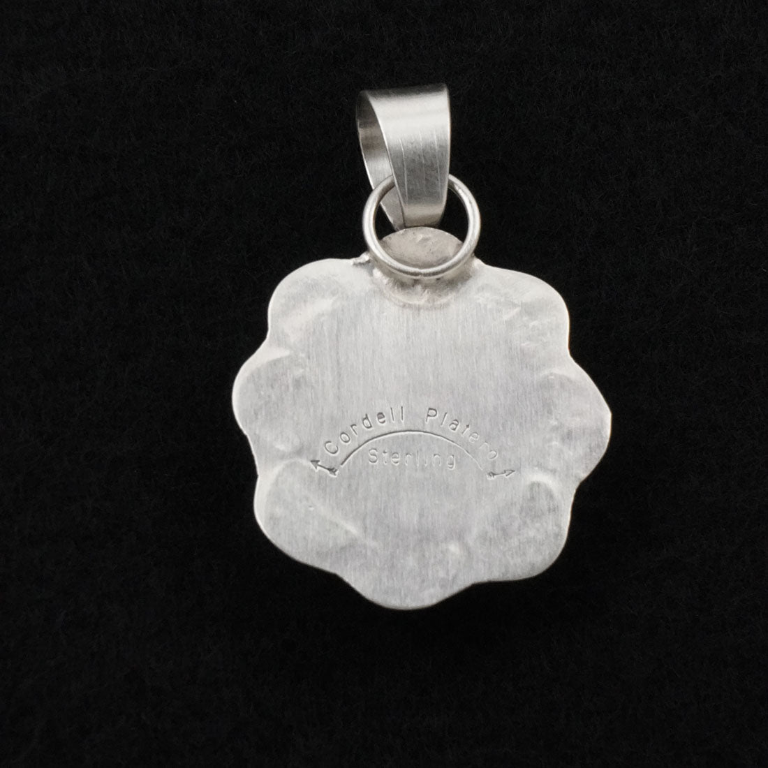 Cordell Platero Turquoise & Sterling Silver Pendant