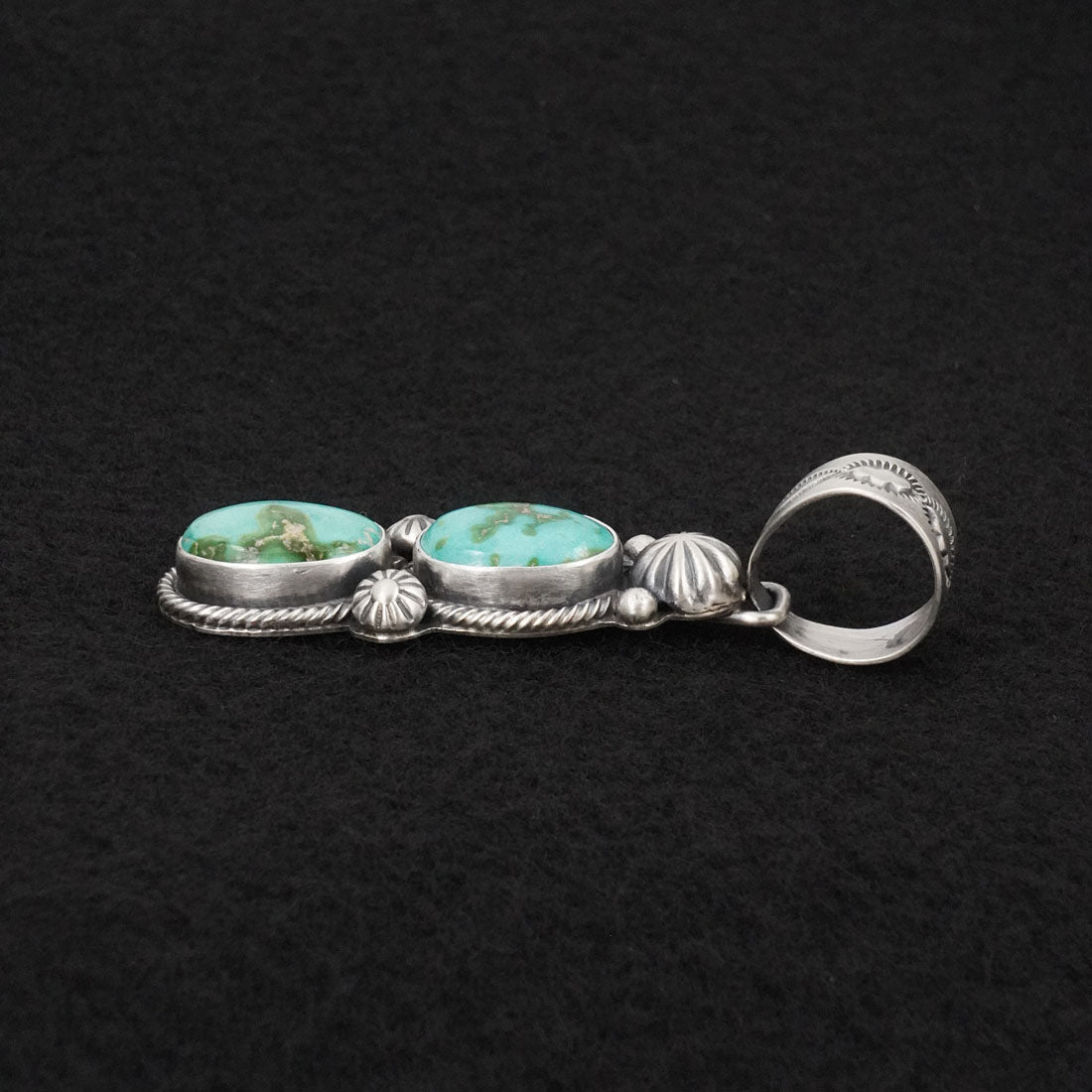 Kathleen Livingston Turquoise & Sterling Silver Pendant