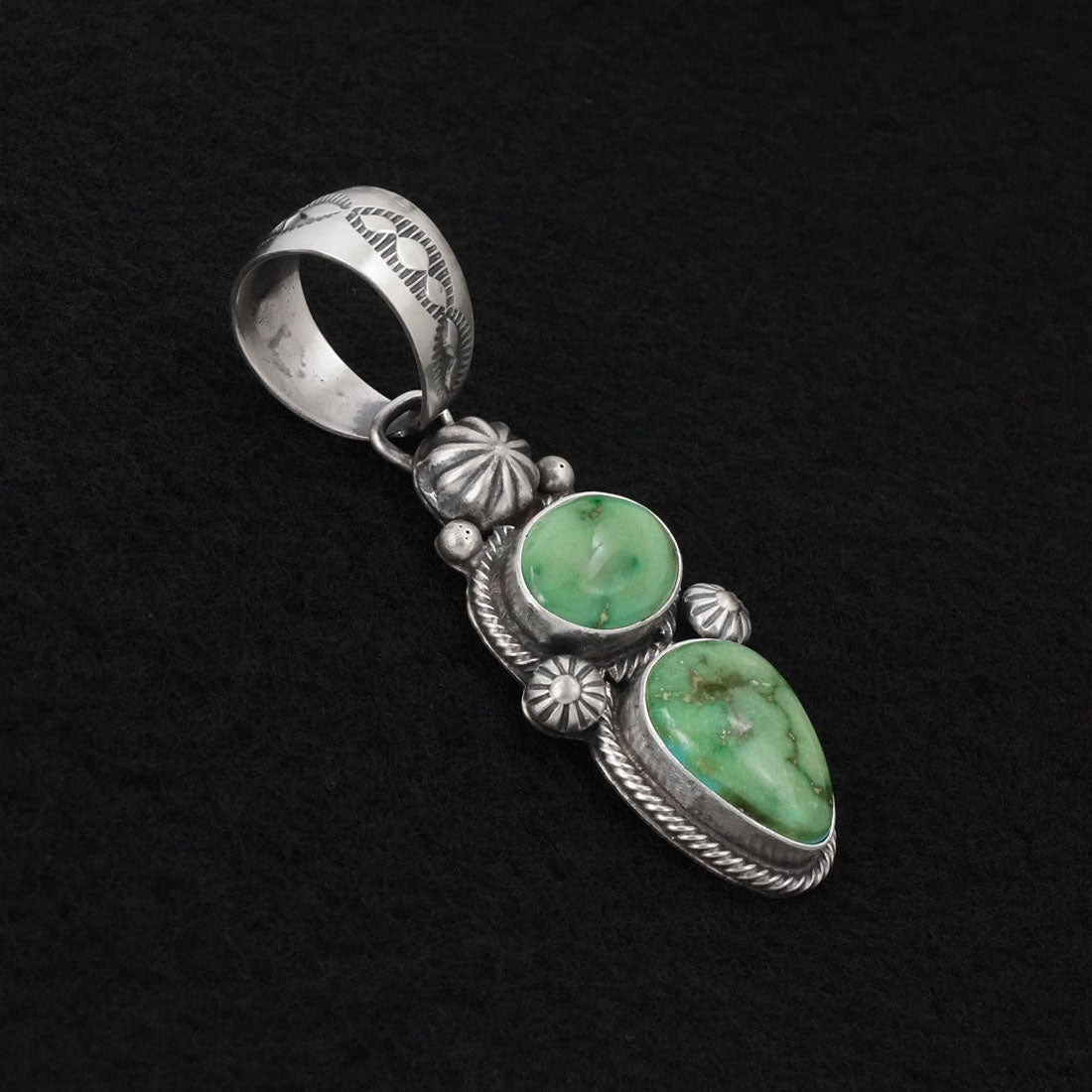 Kathleen Livingston Turquoise & Sterling Silver Pendant