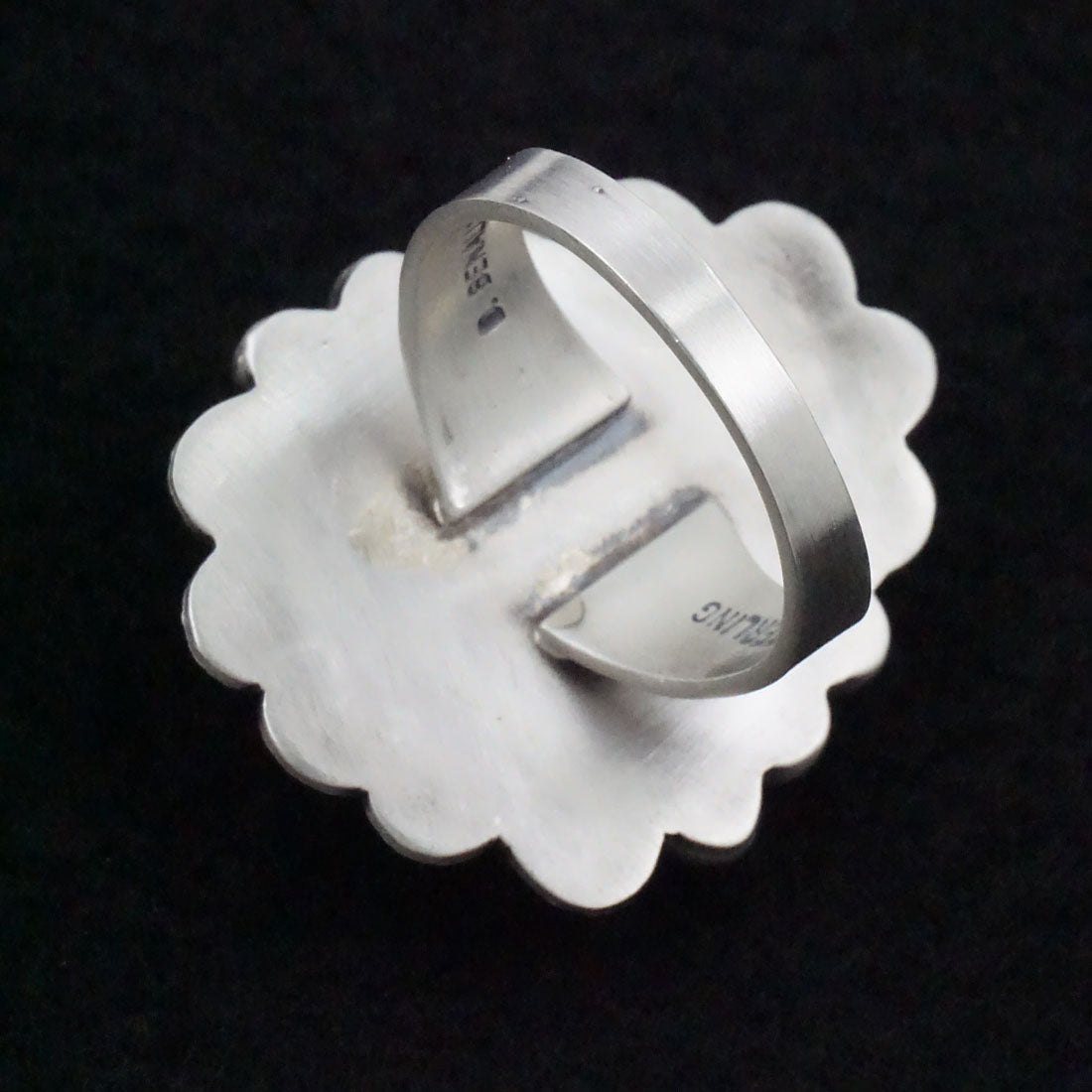 Daniel Benally Turquoise & Sterling Silver Ring Size 10