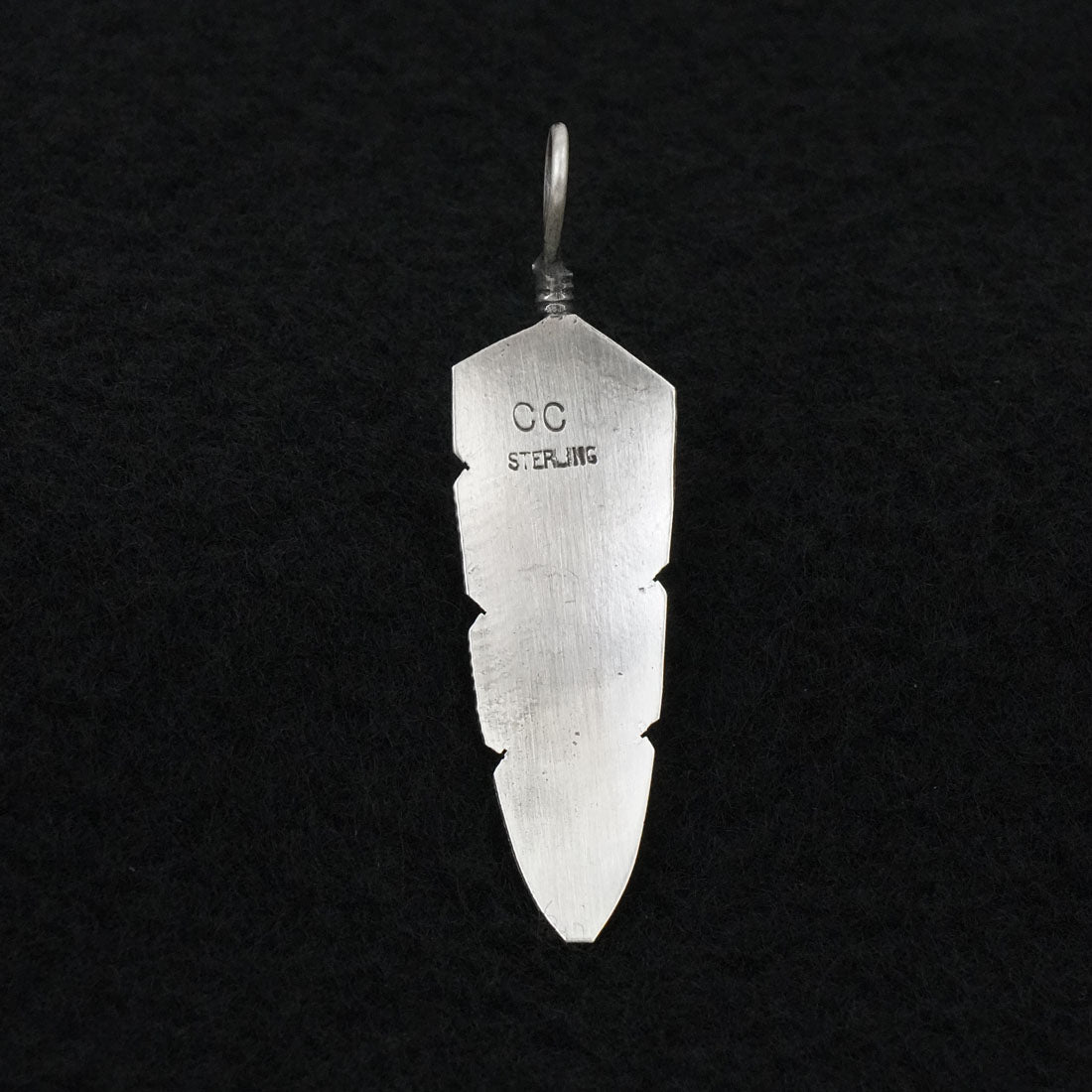 Chris Charley Turquoise & Sterling Silver Pendant