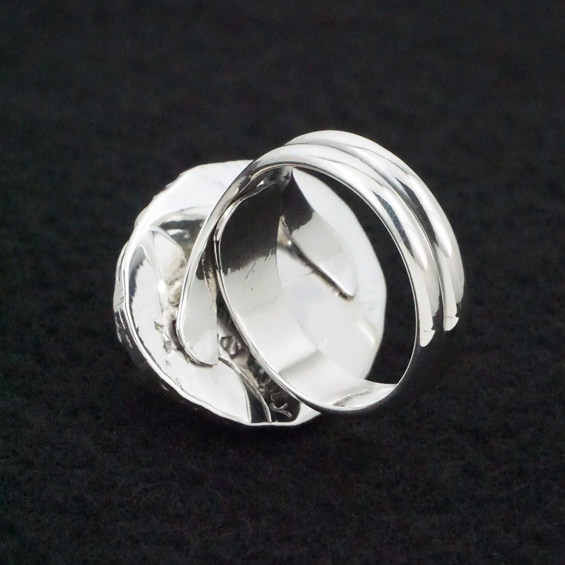 Randy Billy Turquoise & Sterling Silver Ring Size Adjustable