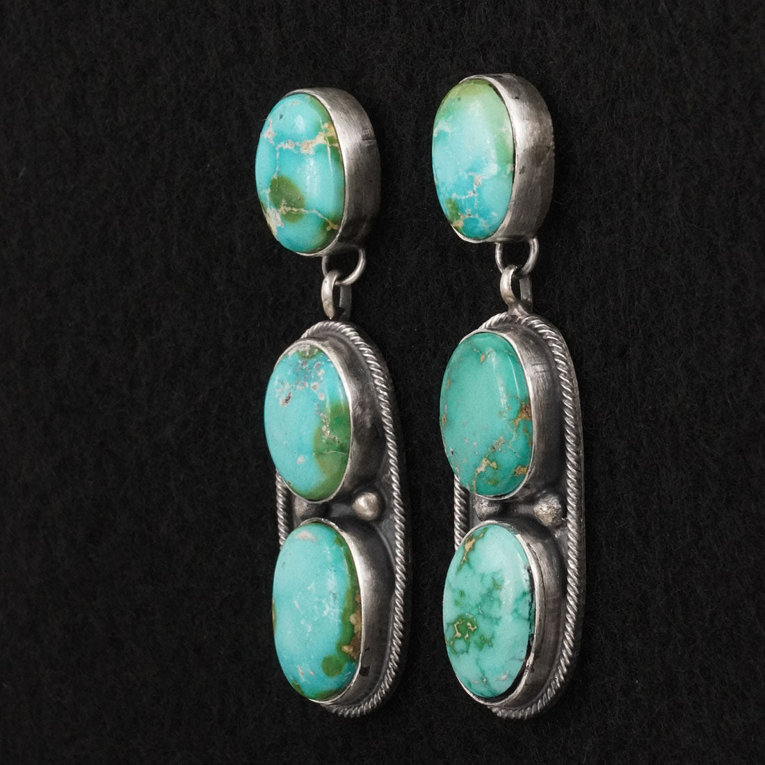 Randy Billy Turquoise & Sterling Silver Earrings