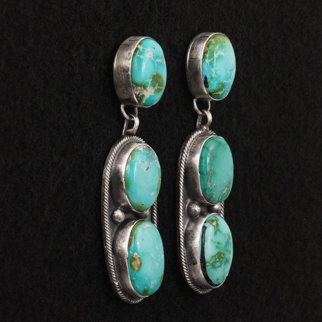 Randy Billy Turquoise & Sterling Silver Earrings