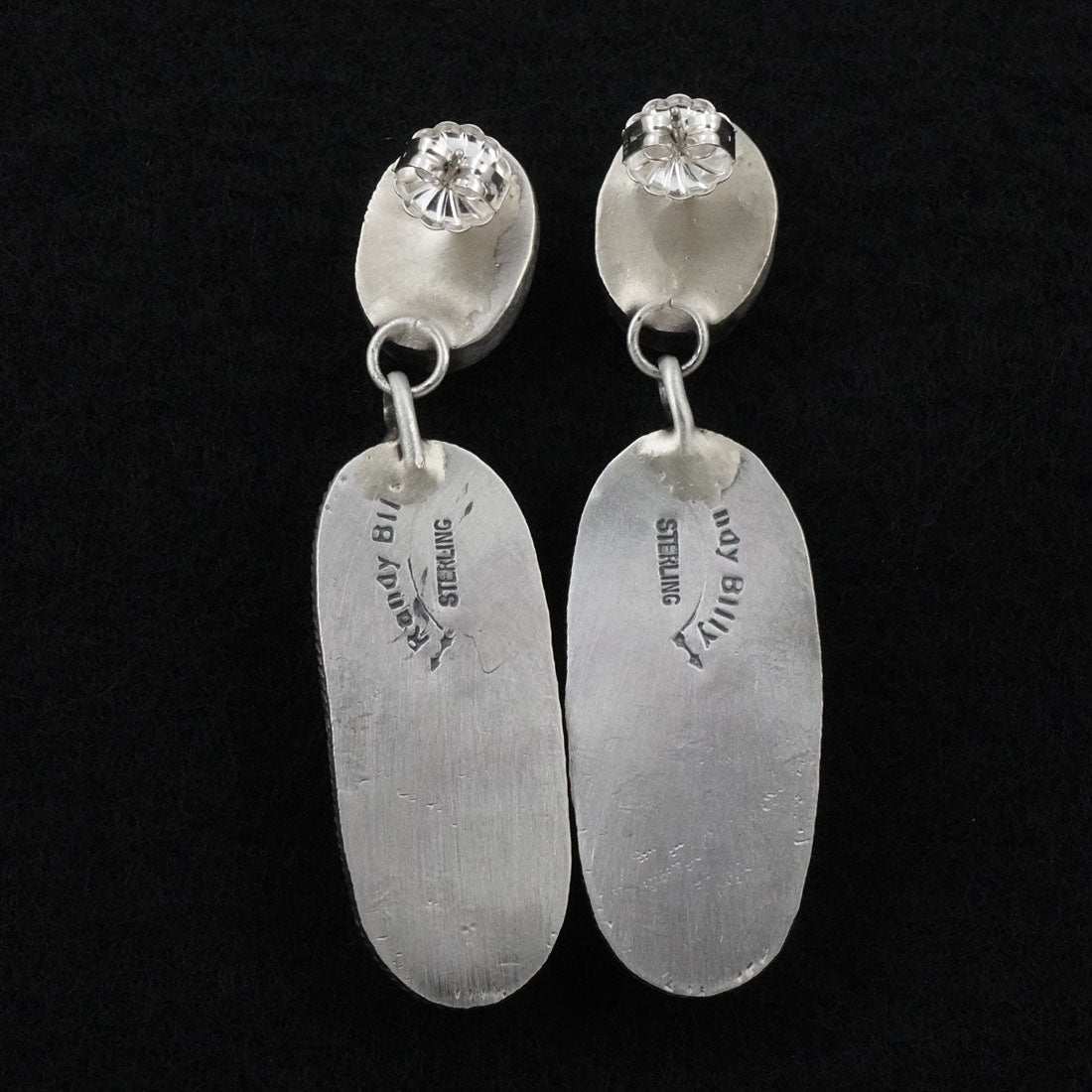 Randy Billy Turquoise & Sterling Silver Earrings