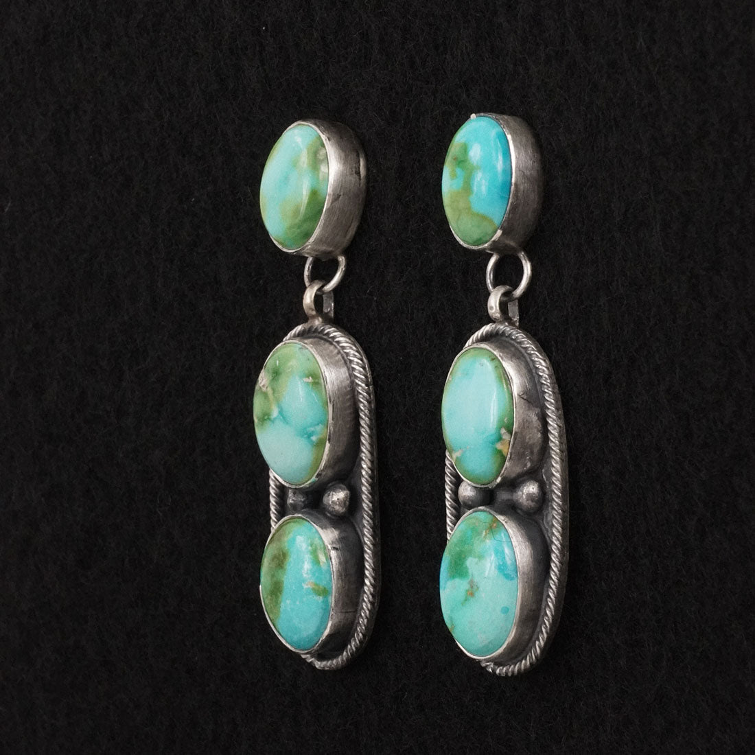 Randy Billy Turquoise & Sterling Silver Earrings