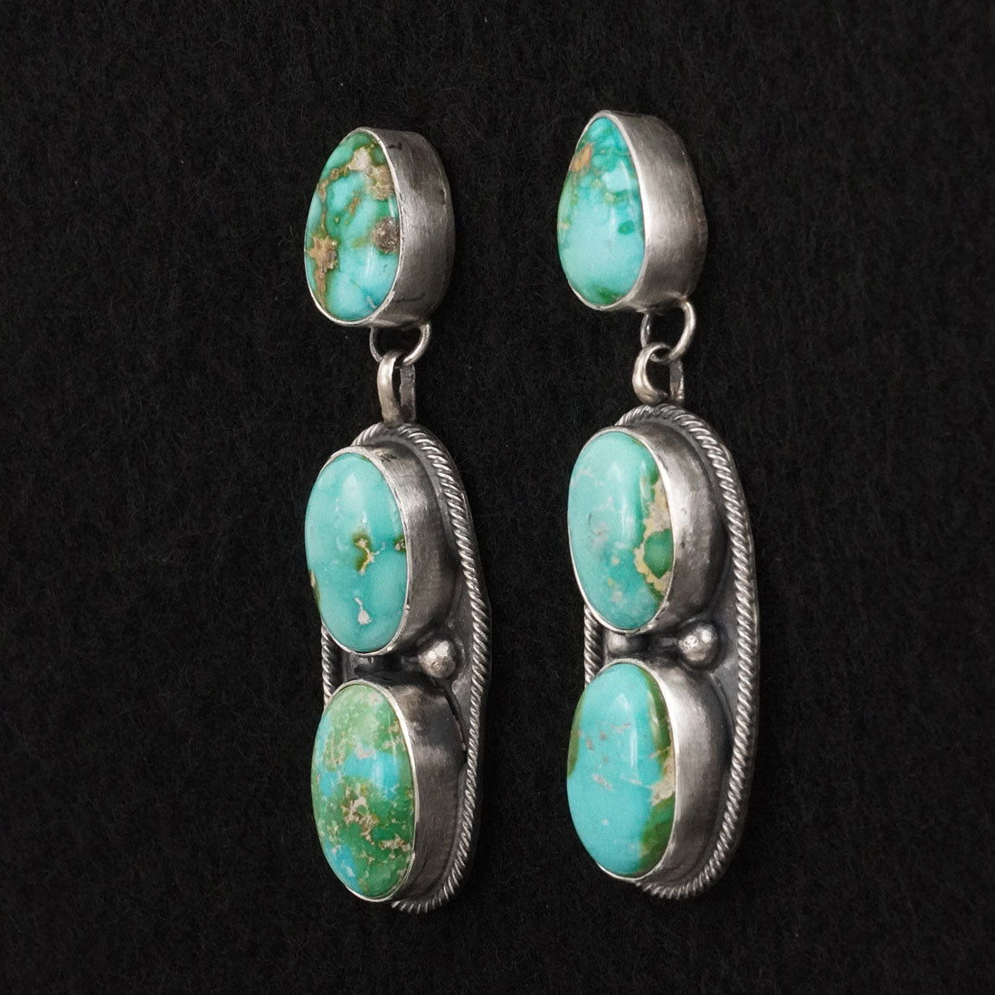 Randy Billy Turquoise & Sterling Silver Earrings