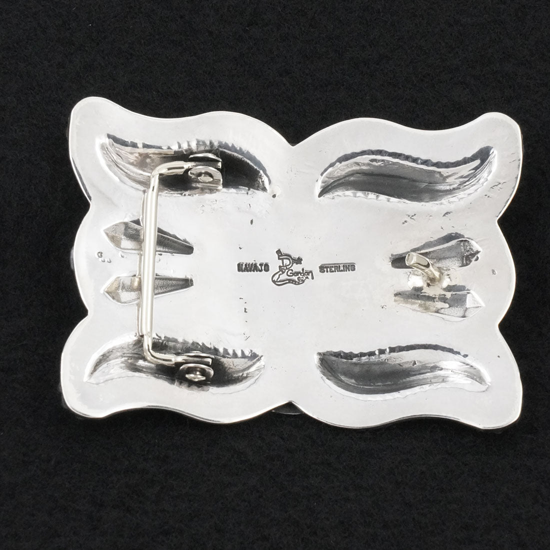 Delbert Gordon Turquoise & Sterling Silver Belt Buckle