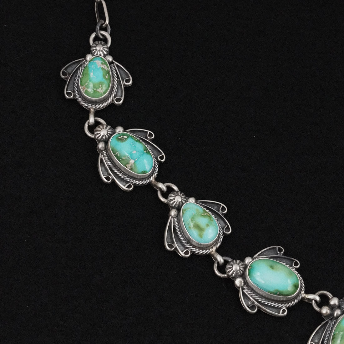 Kathleen Livingston Turquoise & Sterling Silver Necklace Set