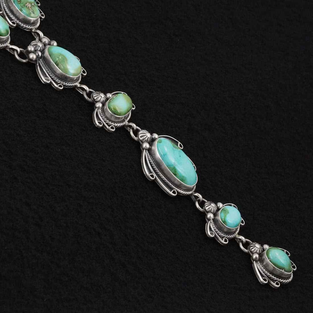 Kathleen Livingston Turquoise & Sterling Silver Necklace Set