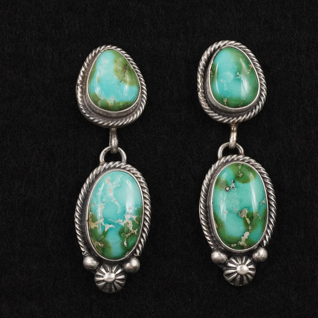 Kathleen Livingston Turquoise & Sterling Silver Necklace Set