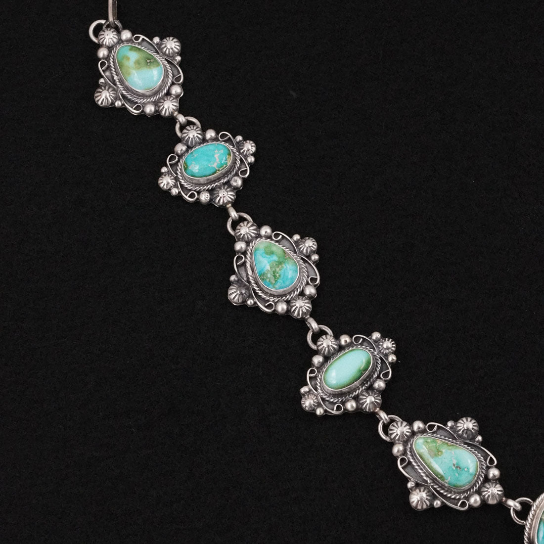 Kathleen Livingston Turquoise & Sterling Silver Necklace Set