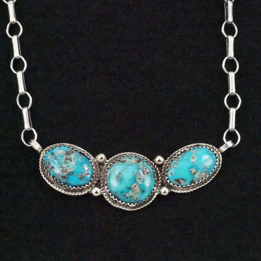 Ernest Hawthorne Turquoise & Sterling Silver Necklace