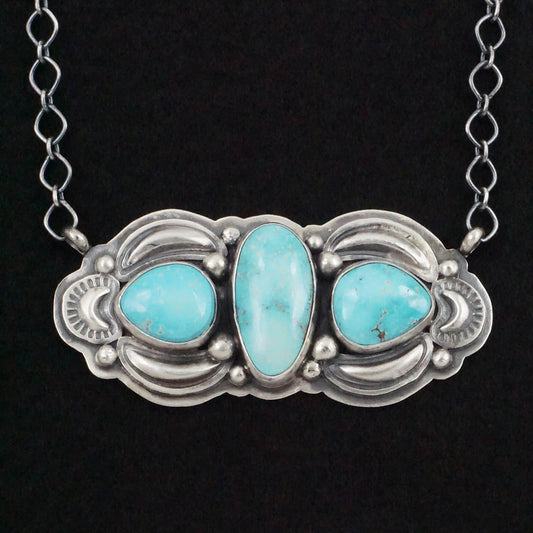 Darrin Livingston Turquoise & Sterling Silver Necklace
