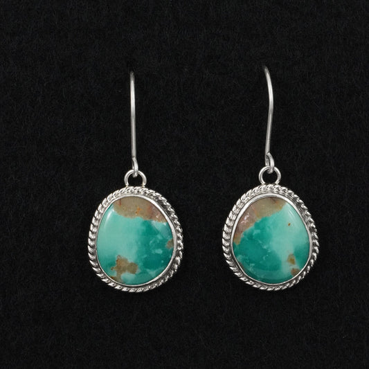 Eugene Gruber Turquoise & Sterling Silver Earrings
