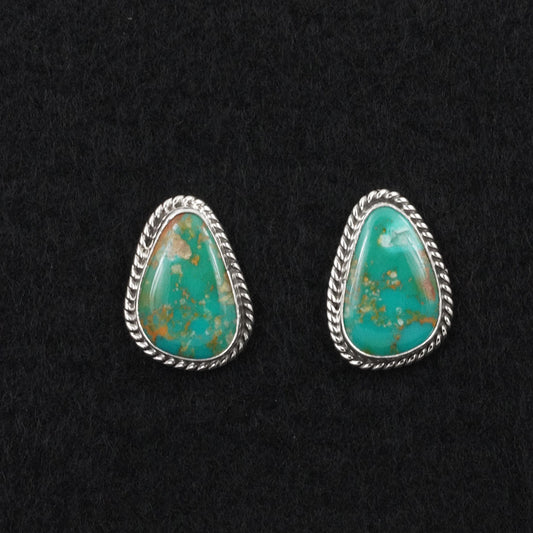 Eugene Gruber Turquoise & Sterling Silver Earrings
