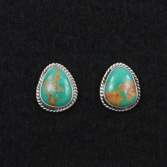 Eugene Gruber Turquoise & Sterling Silver Earrings