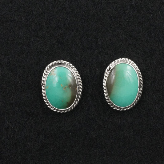 Eugene Gruber Turquoise & Sterling Silver Earrings