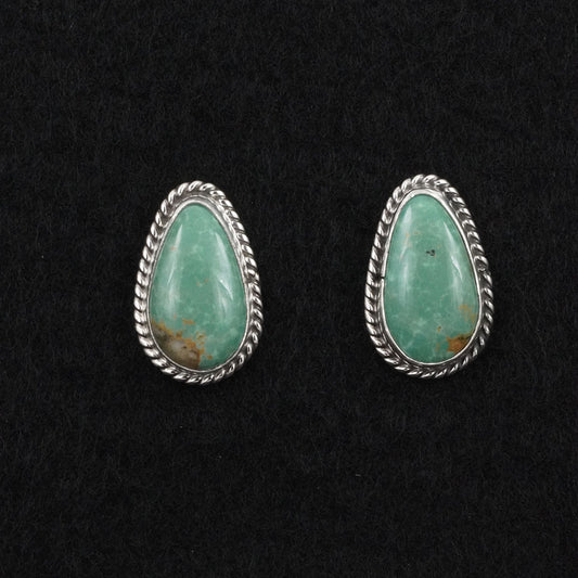 Eugene Gruber Turquoise & Sterling Silver Earrings