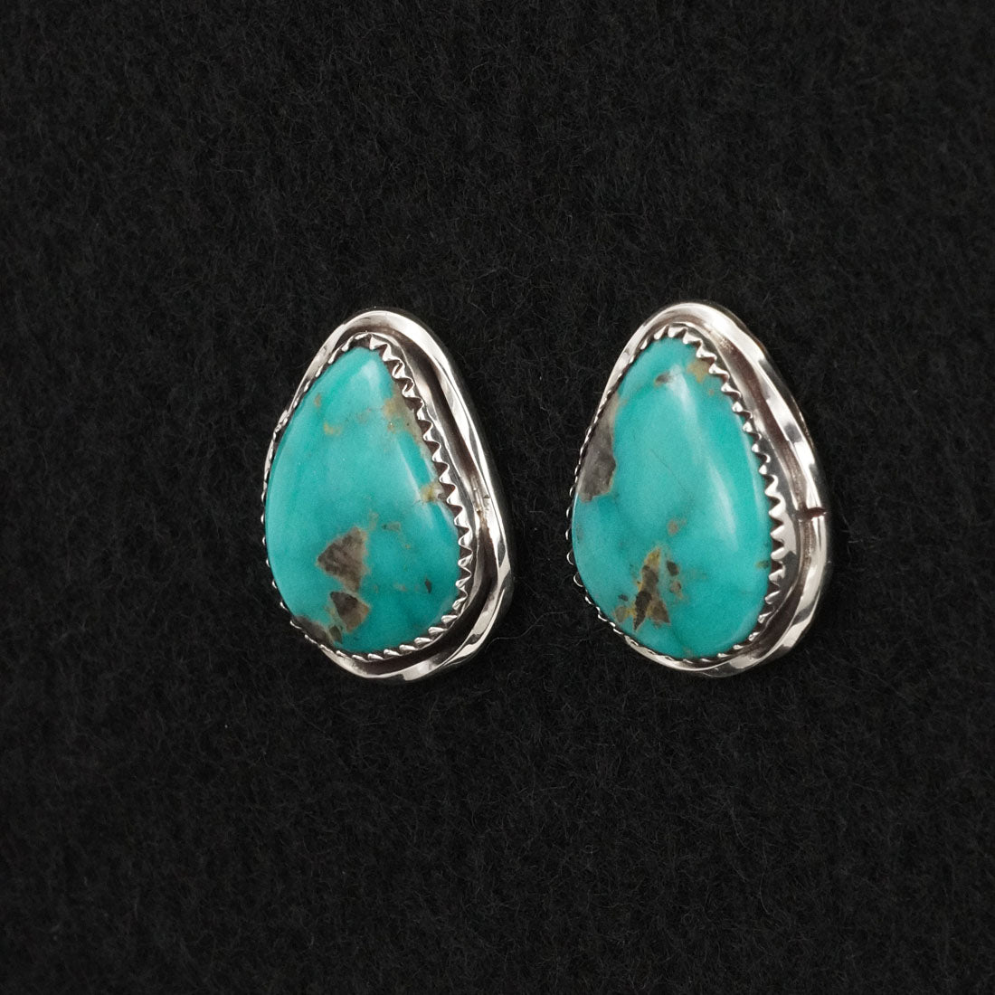 Ernest Hawthorne Turquoise & Sterling Silver Earrings