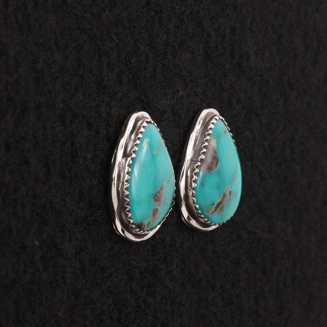 Ernest Hawthorne Turquoise & Sterling Silver Earrings