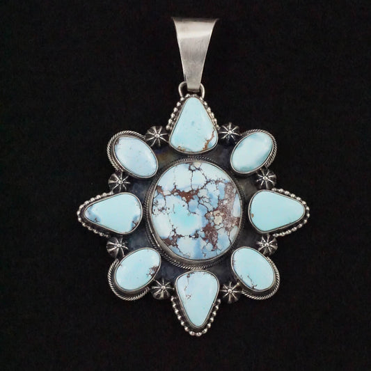 Darrin Livingston Turquoise & Sterling Silver Pendant