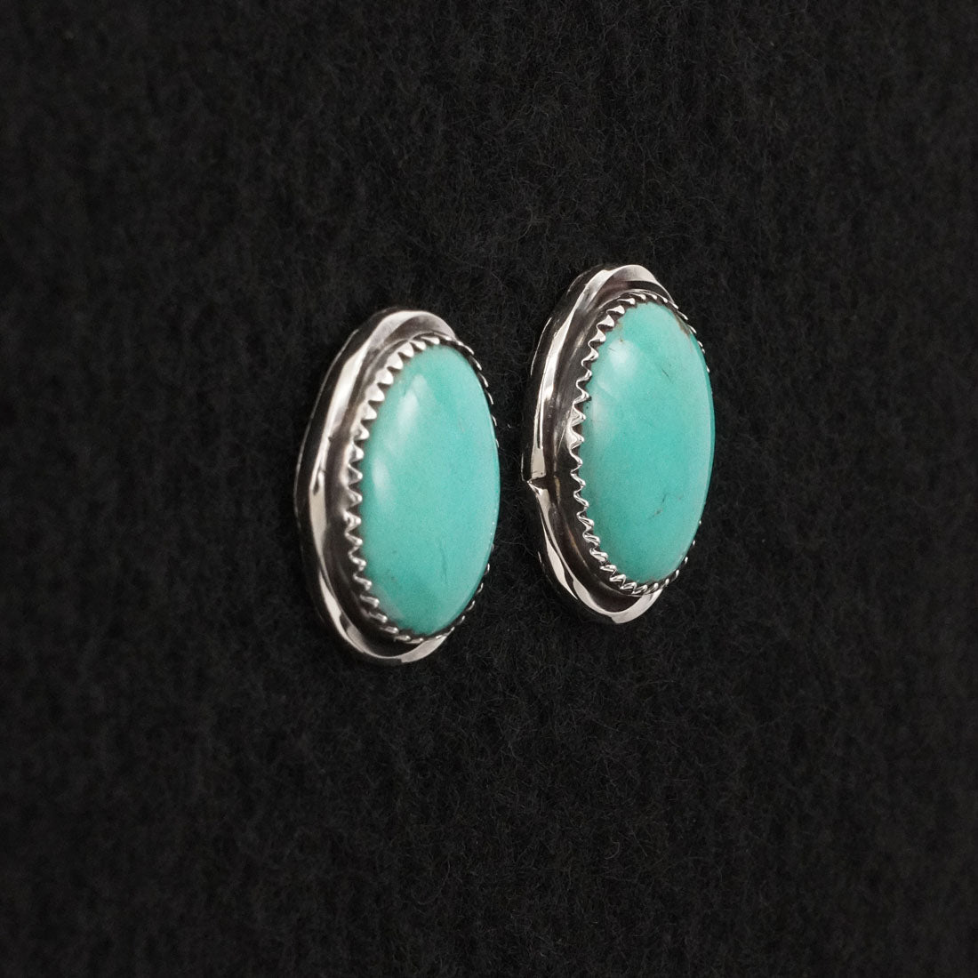 Ernest Hawthorne Turquoise & Sterling Silver Earrings