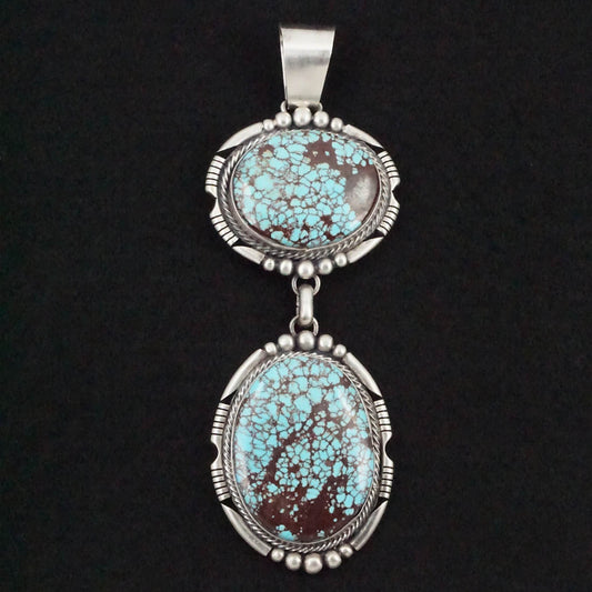Paul Livingston Turquoise & Sterling Silver Pendant
