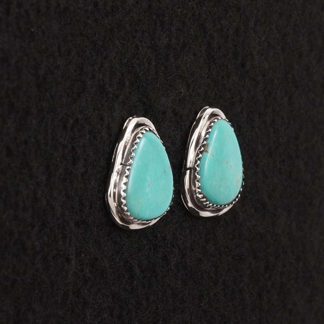 Ernest Hawthorne Turquoise & Sterling Silver Earrings
