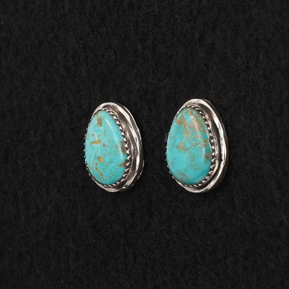 Ernest Hawthorne Turquoise & Sterling Silver Earrings