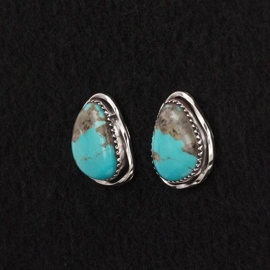 Ernest Hawthorne Turquoise & Sterling Silver Earrings