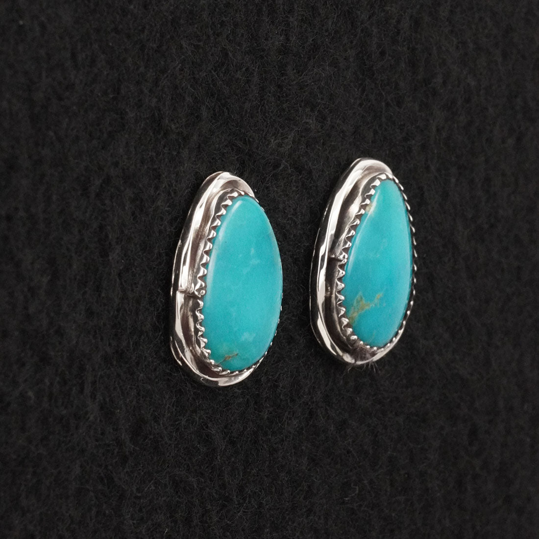 Ernest Hawthorne Turquoise & Sterling Silver Earrings