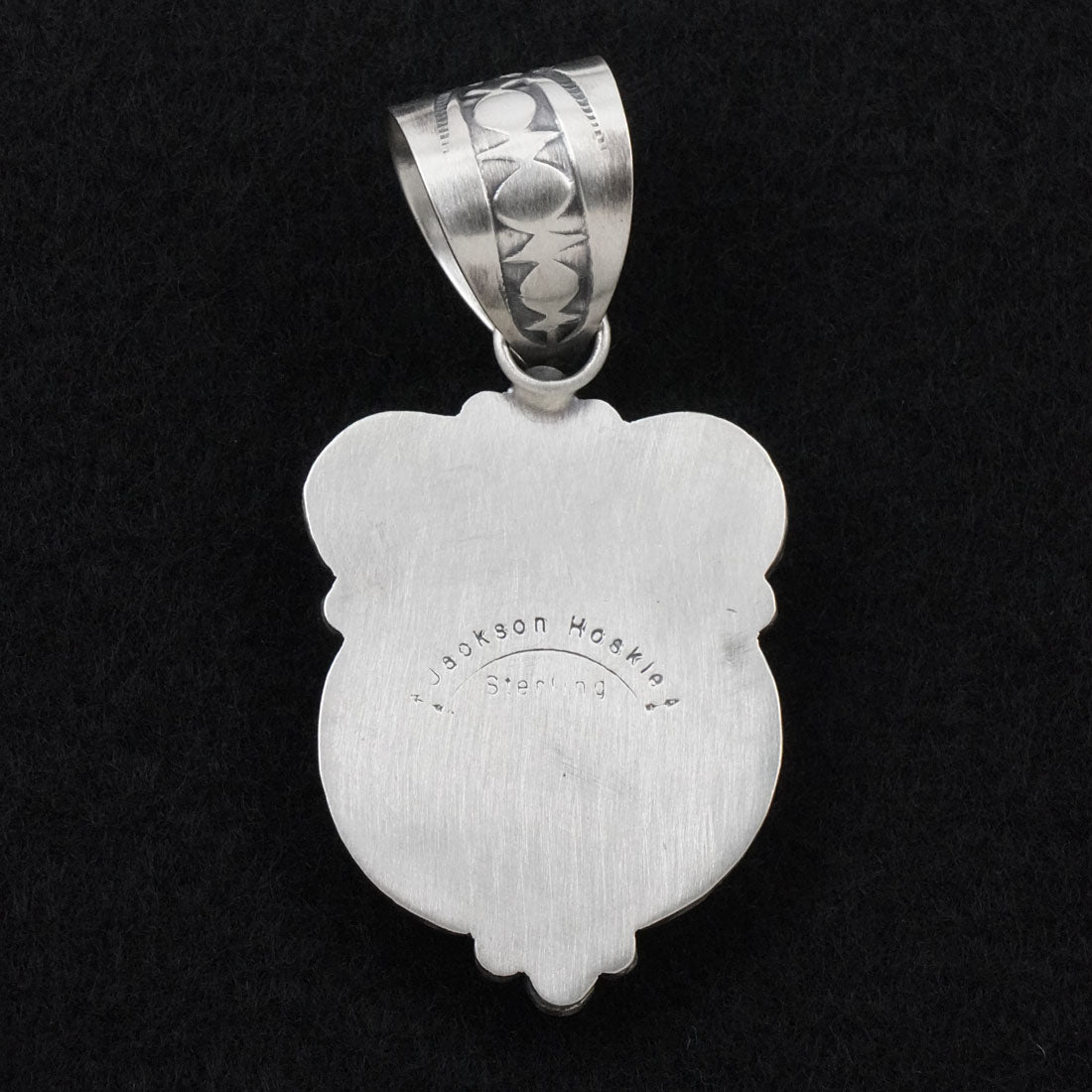 Jackson Hoskie Turquoise & Sterling Silver Pendant