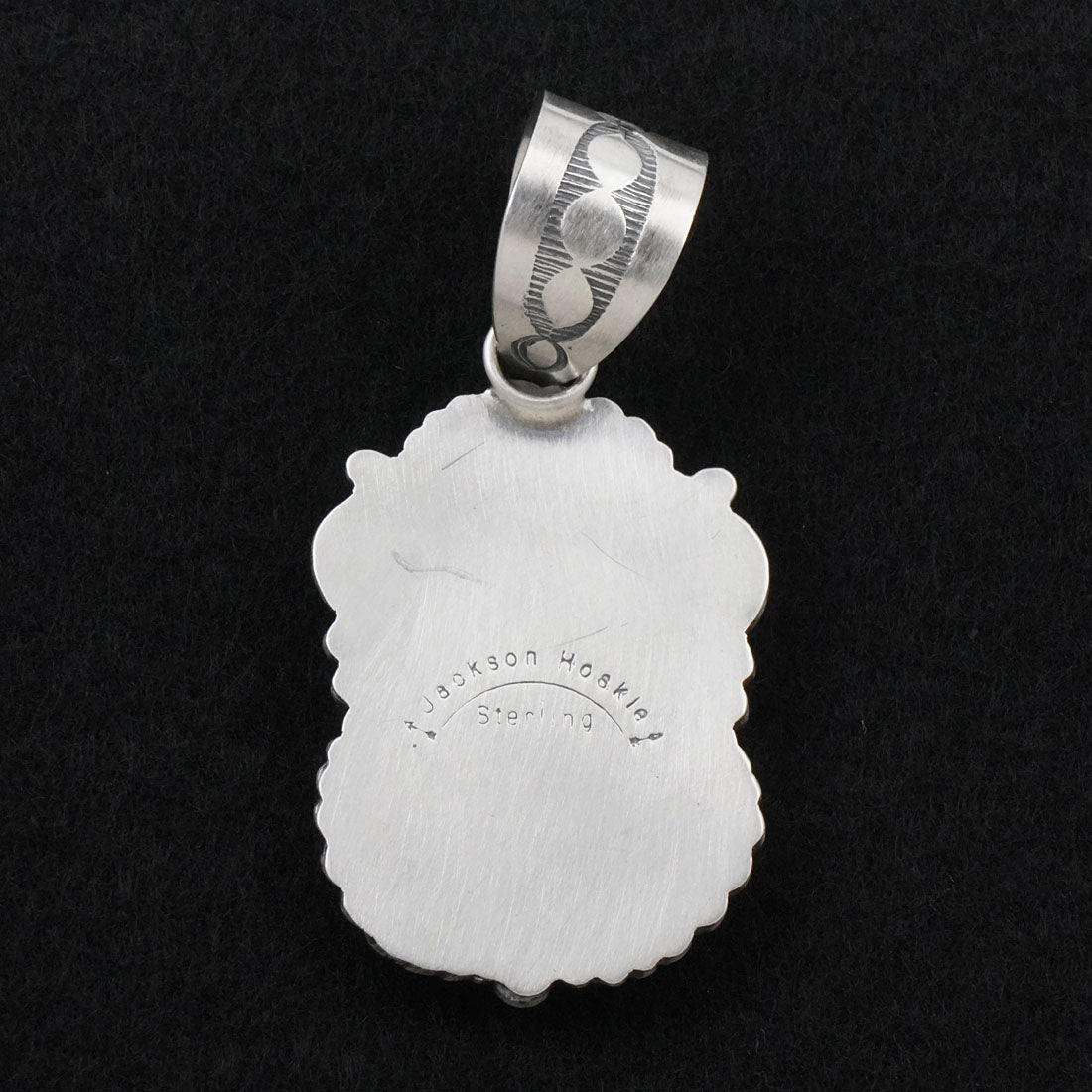 Jackson Hoskie Turquoise & Sterling Silver Pendant